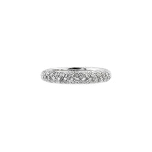 Cargar imagen en el visor de la galería, Anillo Cintillo en Oro Blanco 18k con Diamante
