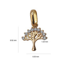 Cargar imagen en el visor de la galería, Arbol De La Vida En Oro 18 K Con Circones
