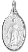 Cargar imagen en el visor de la galería, Dije Medalla Virgen De Los Milagros Plata 925
