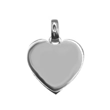 Cargar imagen en el visor de la galería, Charm Corazon, Dije En Plata 925 Para Grabar
