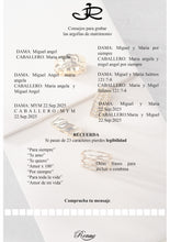 Cargar imagen en el visor de la galería, Anillo Matrimonio: Plata Ley 950 Y Zircon
